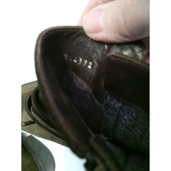 Aquatalia Womens Size 8.5 Bree Ankle Boots Booties Brown Suede Water Resist - Picture 8 of 9